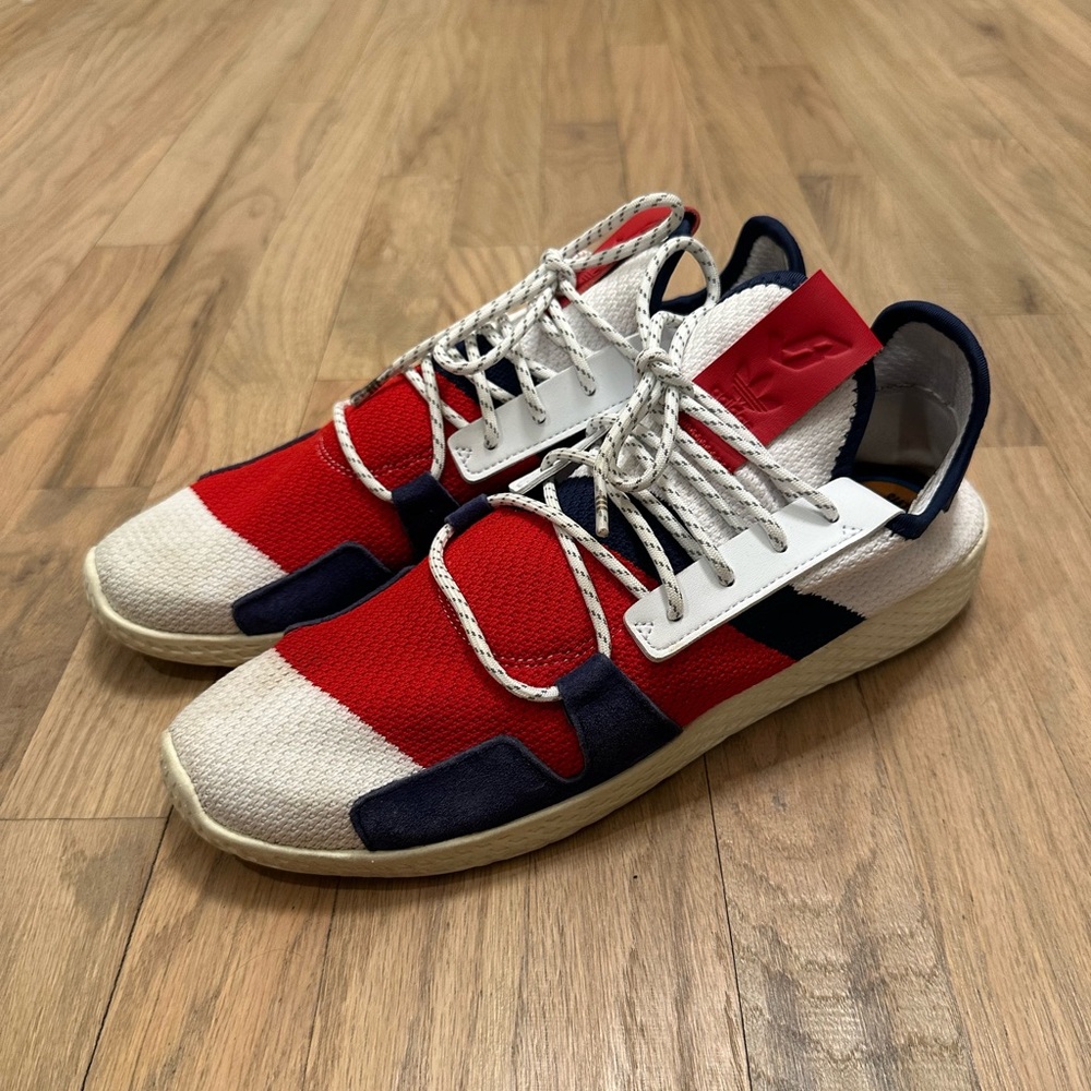 adidas Tennis Hu V2 Pharrell x Billionaire Boys Club Scarlet BB9549 Size 11 - Picture 2 of 9